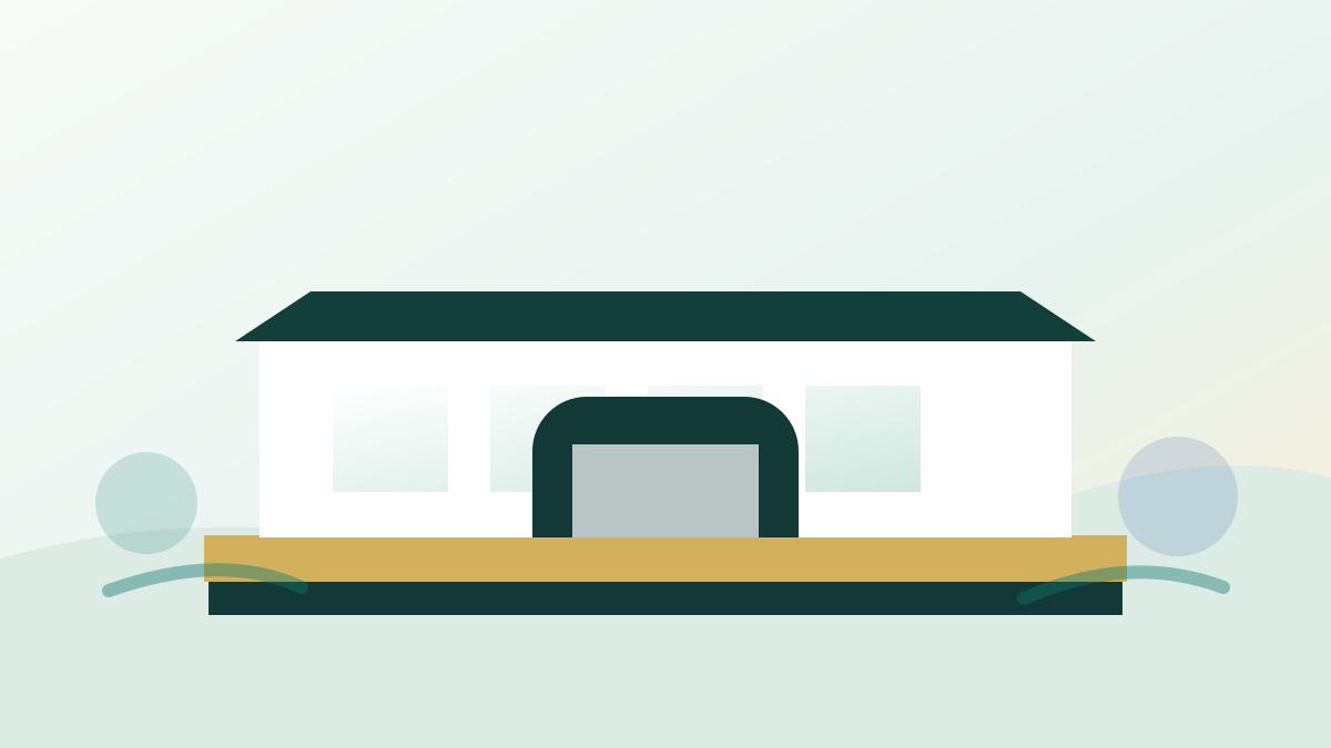 Neutral management campus illustration for Guru Gobind Singh Indraprastha University