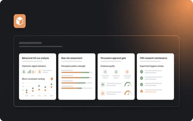 Behavioral Conversion UX Cue Review
